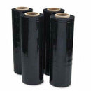 2 Rolls | Stretch Film BLACK Hand Use 500mm x 450m | 25UM Pallet Shrink Wrap - Tavice