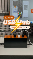 20 Ports Usb Hub Smart Charger High Power Fast Charging Station For Phone Tablet Laptop - Tavice