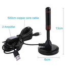 200 Mile Portable TV Antenna Indoor Outdoor Caravan Digital Freeview Aerial Ariel - Tavice