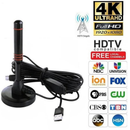 200 Mile Portable TV Antenna Indoor Outdoor Caravan Digital Freeview Aerial Ariel - Tavice
