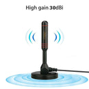 200 Mile Portable TV Antenna Indoor Outdoor Caravan Digital Freeview Aerial Ariel - Tavice