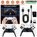20000+ 4K HDMI TV Video Game Stick Retro Gaming Console w/ 2 Wireless Controller - Battery Mate