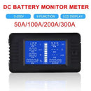 200A LCD Display DC Battery Monitor Meter 200V Voltmeter Amp For RV System - Battery Mate