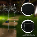 200LED Solar Firework Lights with 8 Lighting Modes – Multicolour & Warm White - Tavice