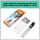 200mm Digital Angle Finder Ruler Protractor Measure Meter Stainless Steel 0-360° - Tavice