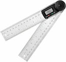 200mm Digital Angle Finder Ruler Protractor Measure Meter Stainless Steel 0-360° - Tavice