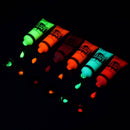 24 Tubes 25ml Art Body Paint Glow inLight Face & Body Paint with 6 Colors Glow Blacklight Neon Fluorescent for Party Clubbing Festival Halloween Makeup - Tavice
