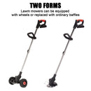 24v 1800w Cordless Grass Trimmer Lawn Grass Brush Cutter Blade Whipper Snipper + 2 Batteries - Tavice