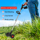 24v 1800w Cordless Grass Trimmer Lawn Grass Brush Cutter Blade Whipper Snipper + 2 Batteries - Tavice