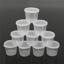 25ml | 100x Take Away Containers Takeaway Food Plastic Lids Bulk - Tavice