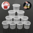 25ml | 50x Take Away Containers Takeaway Food Plastic Lids Bulk - Tavice