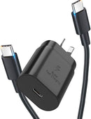 25W Super Fast Wall Charger + 1M Type-C Cable For Samsung Galaxy S23 S22 21 / Ultra / Google Pixel 8 7 6 5 - Tavice