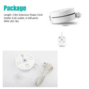 2.8m Rotatable Extension Cord Power Strip 9 Outlets AC and USB Charging Ports AU - Tavice