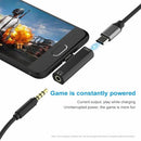 2in1 USB C Type-C to 3.5mm Headphone Jack AUX & Sync Data & Charge Cable Adapter - Tavice