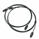 2M | Ultra-Premium Optical Fiber Digital Audio Cable Lead Cord To slink Black S/PDIF - Tavice