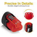 2Pack 12V 3.5Ah For Milwaukee M12 M12B3 LITHIUM Cordless Battery 48-11-2401 2440 - Tavice