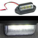 2PCS 6 LED License Number Plate Light Lamps for Truck SUV Trailer Lorry 12/24V - Tavice