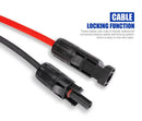 2x 10m Extension Cable Wire Connectors Solar Panel to regulator Cable 4mm2 - Tavice