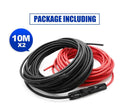 2x 10m Extension Cable Wire Connectors Solar Panel to regulator Cable 4mm2 - Tavice