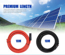 2x 10m Extension Cable Wire Connectors Solar Panel to regulator Cable 4mm2 - Tavice