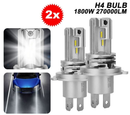 2X 1600LM LED H4 Headlight Globes Bulbs Conversion Kit Car Light High Low Beam - Tavice