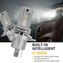 2X 1600LM LED H4 Headlight Globes Bulbs Conversion Kit Car Light High Low Beam - Tavice