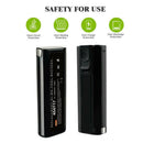 2x 6000mAh Paslode 404717 Battery 6V Nail Gun 900400 900420 900421 IM250 Compatible Battery - Battery Mate