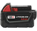 2x Pack For Milwaukee Compatible M18 18V XC 5.0Ah Battery - Tavice