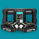 2x Replacement Battery + Charger Combo Compatible with Makita 18V Cordless Power Tools - Tavice