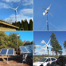 3 Blades 400W Wind Turbine Generator DC 12V Charger Controller Windmill Power - Tavice