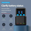 3 - Channel Battery Charger Box for GoPro Hero 9, 10, 11, and 12 - Tavice