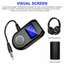 3 in1 Bluetooth 5.0 Wireless Transmitter Receiver Audio 3.5mm Adapter for PC TV - Tavice