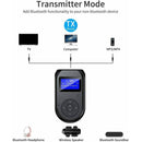 3 in1 Bluetooth 5.0 Wireless Transmitter Receiver Audio 3.5mm Adapter for PC TV - Tavice
