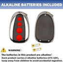 [3 Pack] TAVICE Garage Door Remote 433.92MHz for Steel - Line ZT - 07 SD800 - Tavice