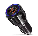 3 Port USB PD Quick Fast Car Charger QC3.0 Adapter Cigarette Lighter Socket - Tavice