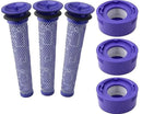 3 X Filter Kits Sets for DYSON V7 (SV11, SV37) & V8 (SV10, SV25) Vacuum Cleaners - Battery Mate