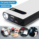 30000mAh Portable Car Jump Starter Pack Vehicle Booster Power Bank Battery Auto - Tavice
