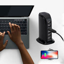 30W 6 Multi USB Port Travel Charger Desktop Charging Station Fast Power Adapter - Tavice