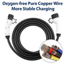32A/3Phase 22kW 5Meter EV Power Type 2 to Type 2 Charging Cable with Storage Bag - Tavice