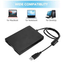 3.5 inch USB Mobile Floppy Disk Drive Portable 1.44MB External FDD Reader for PC - Tavice