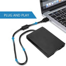 3.5 inch USB Mobile Floppy Disk Drive Portable 1.44MB External FDD Reader for PC - Tavice