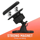 360° Magnetic Dashboard Phone Mount – Universal Stick - On Car Holder for iPhone & Samsung - Tavice
