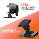 360° Magnetic Dashboard Phone Mount – Universal Stick - On Car Holder for iPhone & Samsung - Tavice
