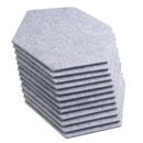 36PCS Hexagon Acoustic Foam Panels Sound Absorbing Wall Proof Noises Tiles I2M9 - Tavice