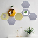 36PCS Hexagon Acoustic Foam Panels Sound Absorbing Wall Proof Noises Tiles I2M9 - Tavice