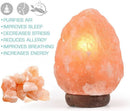 3kg Himalayan Salt Lamp Rock Crystal Natural Light Dimmer Switch Cord Globes - Tavice