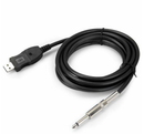 3M Guitar Bass 1/4'' USB to 6.3mm Jack Link Connection Instrument Adapter - Tavice