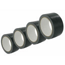 [4 Pack] Cloth Duct Tape Gaffer Craft Self Adhesive Repair Black 48mm Waterproof - Tavice