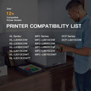 4 Pack Compatible Toner for TN443 Brother HL-L8360CDW MFC-L8690CDW MFC-L8900CDW TN-443 BCMY - Tavice