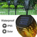 4 Pack Flame Solar Torch Light Waterproof Flickering Dancing Garden Lantern Lamp - Battery Mate